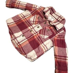 okie dokie Baby Boy / Girl Flannel Shirt Excellent Condition 12m